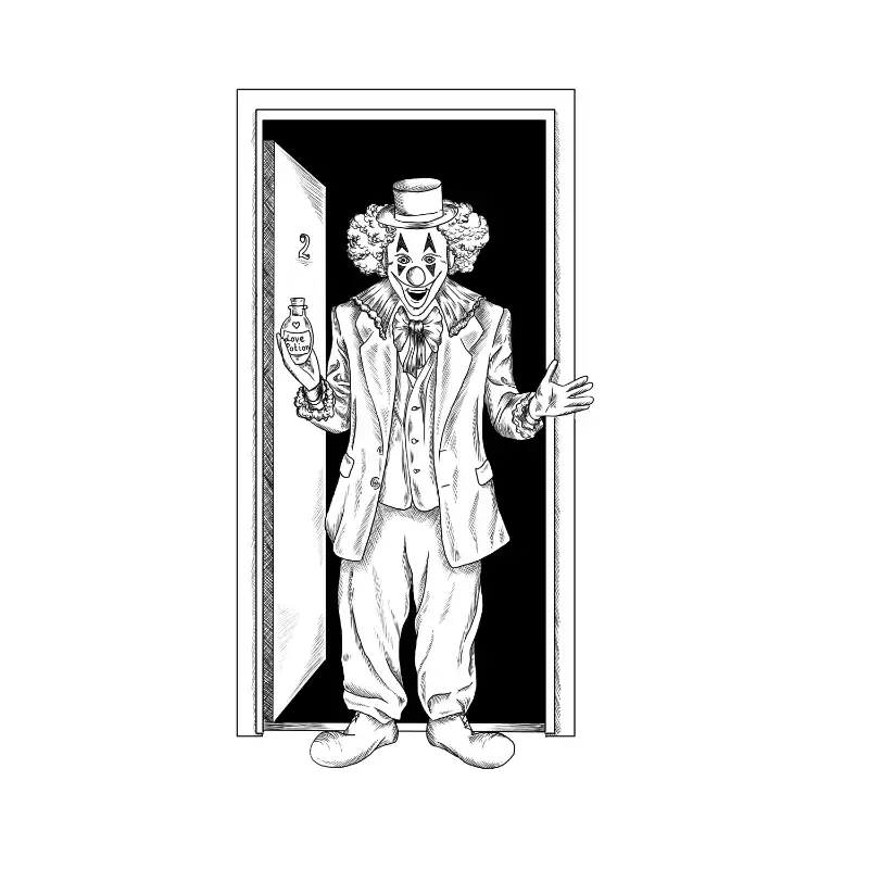 clown illustration