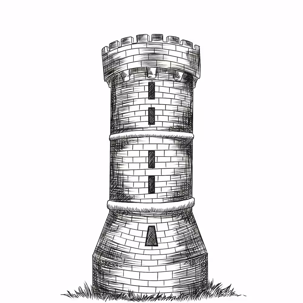 Medieval stone tower