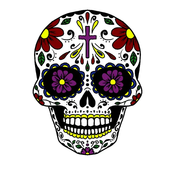 sugar skull illustration