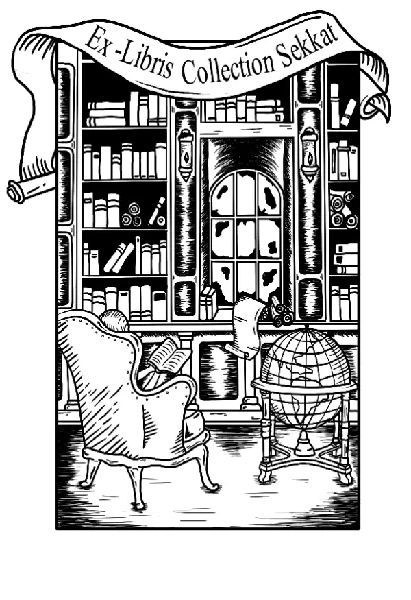 library illustration