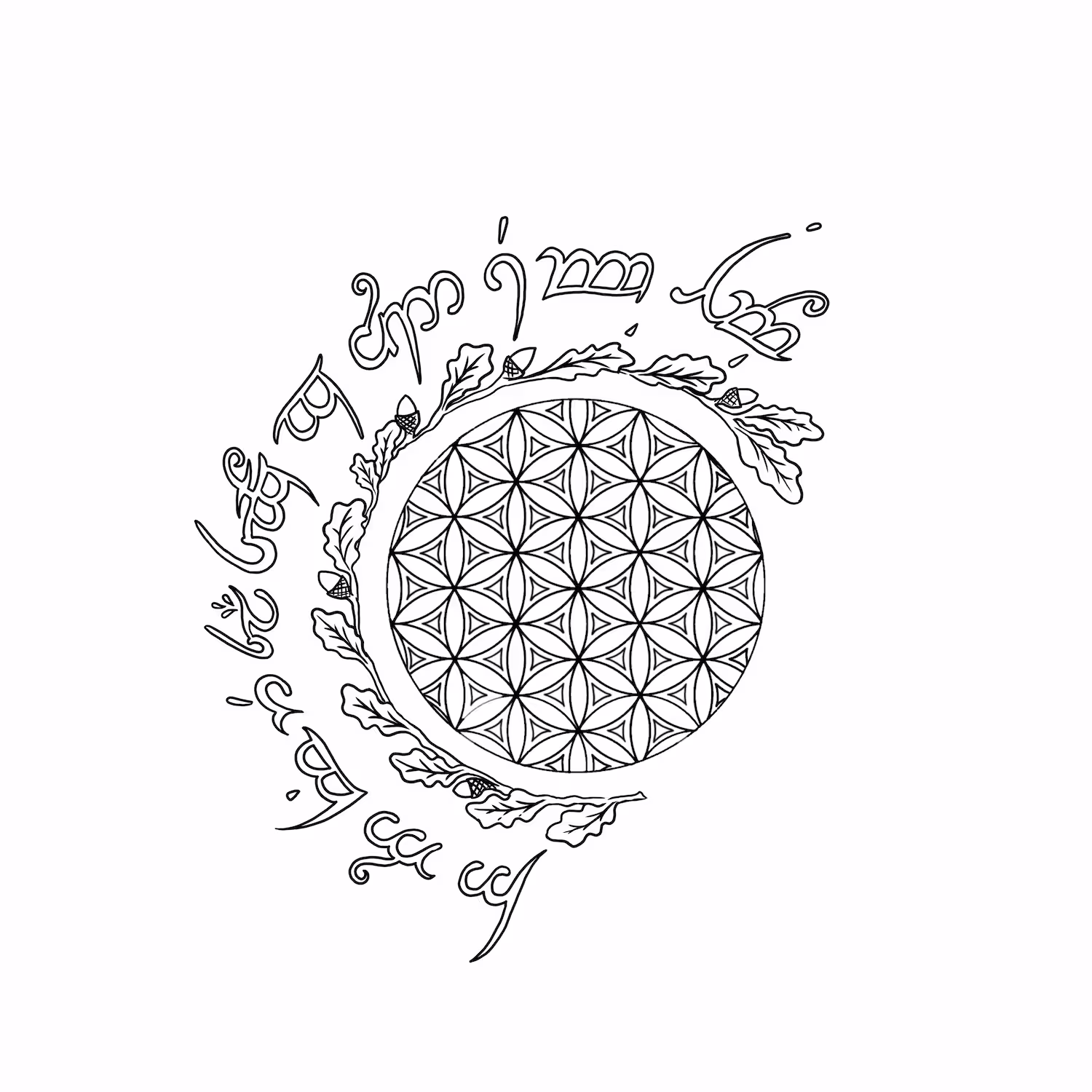 Geometry tattoo